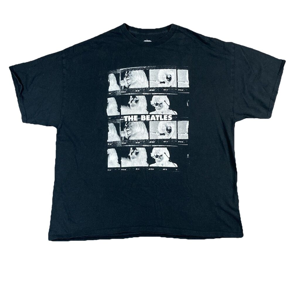 Hot Topic x The Beatles Let It Be Negative Photograph Music T shirt Mens 2X